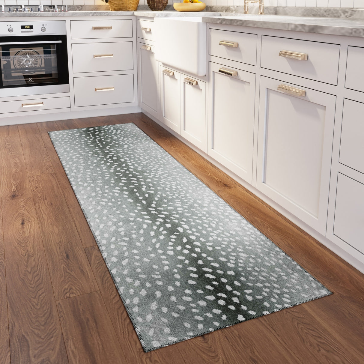 Indoor/ Outdoor Addison Safari Gazelle Animal Print Washable Area Rug