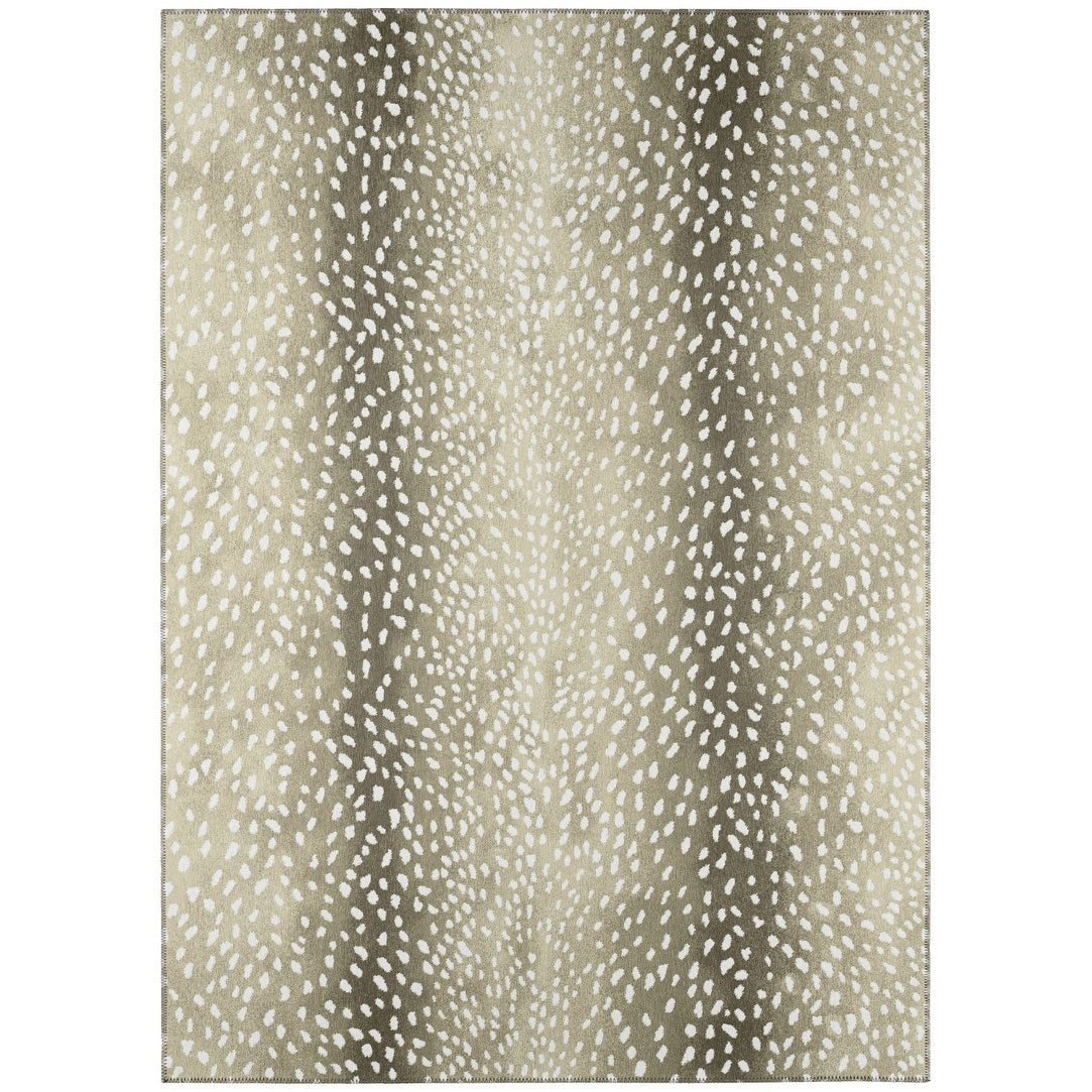 Indoor/ Outdoor Addison Safari Gazelle Animal Print Washable Area Rug