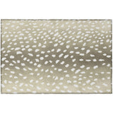Indoor/ Outdoor Addison Safari Gazelle Animal Print Washable Area Rug