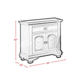 Picket House Furnishings Addison White King Panel 6PC Bedroom Set