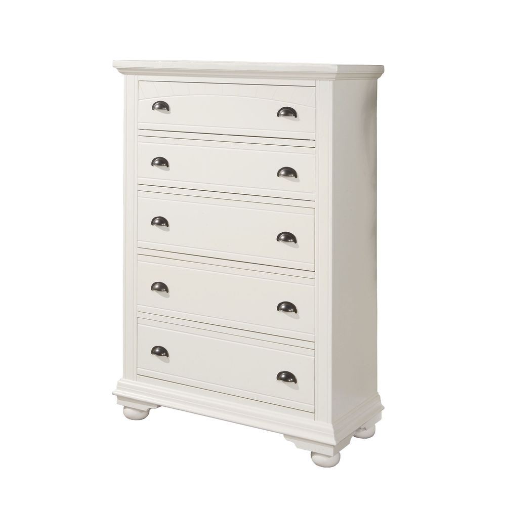Picket House Furnishings Addison White King Panel 6PC Bedroom Set
