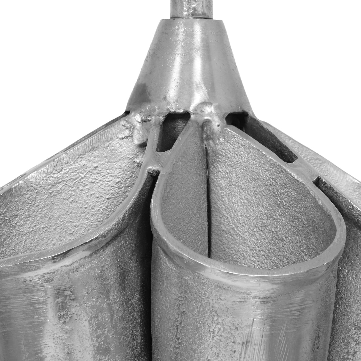 Addyston Indoor Aluminum Handcrafted Umbrella Stand Sculpture by Christopher Knight Home - 10.50" L x 10.50" W x 36.00" H