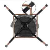 Adeco 42" Height Set of 2 Velvet Bar Stools
