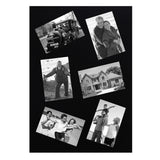 Adeco Decorative Black Rectangular Wall Hanging Collage Slanted 4x6 Photo Frame with 6 Openings