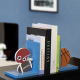 Child's Football and Basketball Wood Bookends (Set of 2)