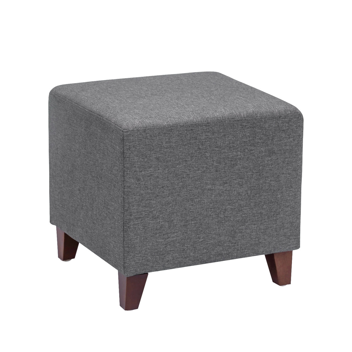 Adeco Simple British Style Cube Ottoman Footstool