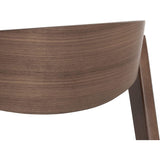 Adel Dining Table Set - Walnut - 71" With 6 X Haisley Dining Chair