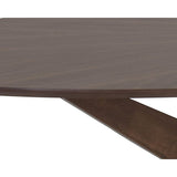 Adel Dining Table Set - Walnut - 71" With 6 X Haisley Dining Chair