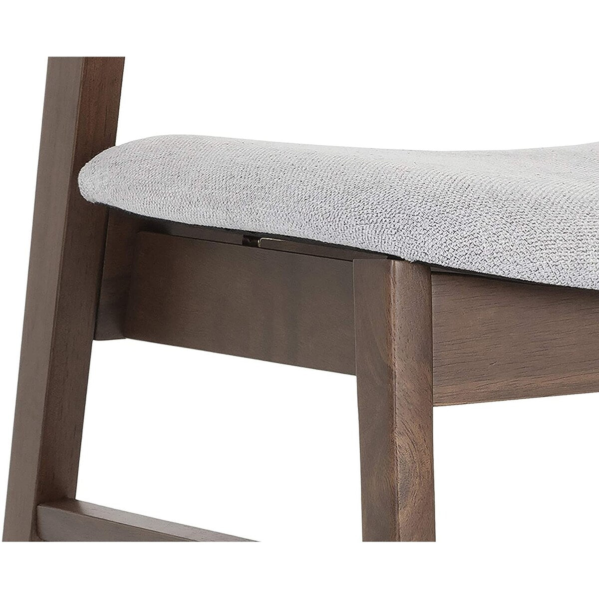 Adel Dining Table Set - Walnut - 71" With 6 X Haisley Dining Chair