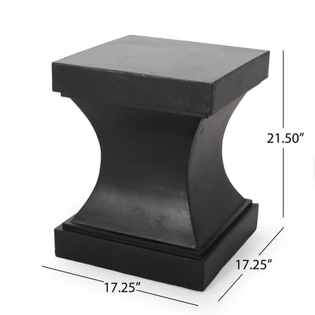 Adelberg Indoor Modern Lightweight Concrete Side Table by Christopher Knight Home