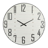 Adelina Round Wood Farmhouse Wall Clock - 33"H x 33"W x 1.25"D
