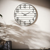 Adelina Round Wood Farmhouse Wall Clock - 33"H x 33"W x 1.25"D