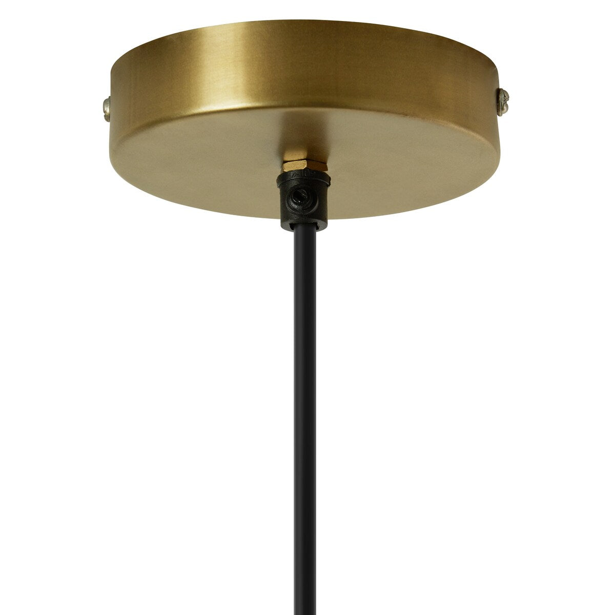 Adeline River of Goods Gold Metal 16.5-Inch Pendant Light with Adjustable Hanging Cord - 16.5" x 16.5" x 69"