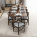 Aden 9-Piece Mid Century Dining Set with 8 Dining Chairs