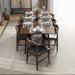 Aden 9-Piece Mid Century Dining Set with 8 Dining Chairs