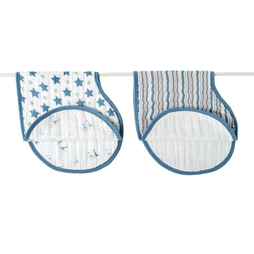 Aden and Anais Prince Charming Star and Stripe Classic Burpy Bibs
