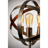 Adesso Donovan Black & Antique Brass Table Lamp