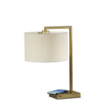 Adesso Austin Wireless Charging Pad Table Lamp