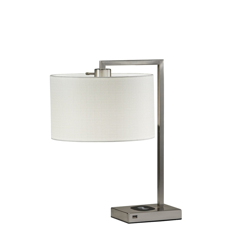 Adesso Austin Wireless Charging Pad Table Lamp