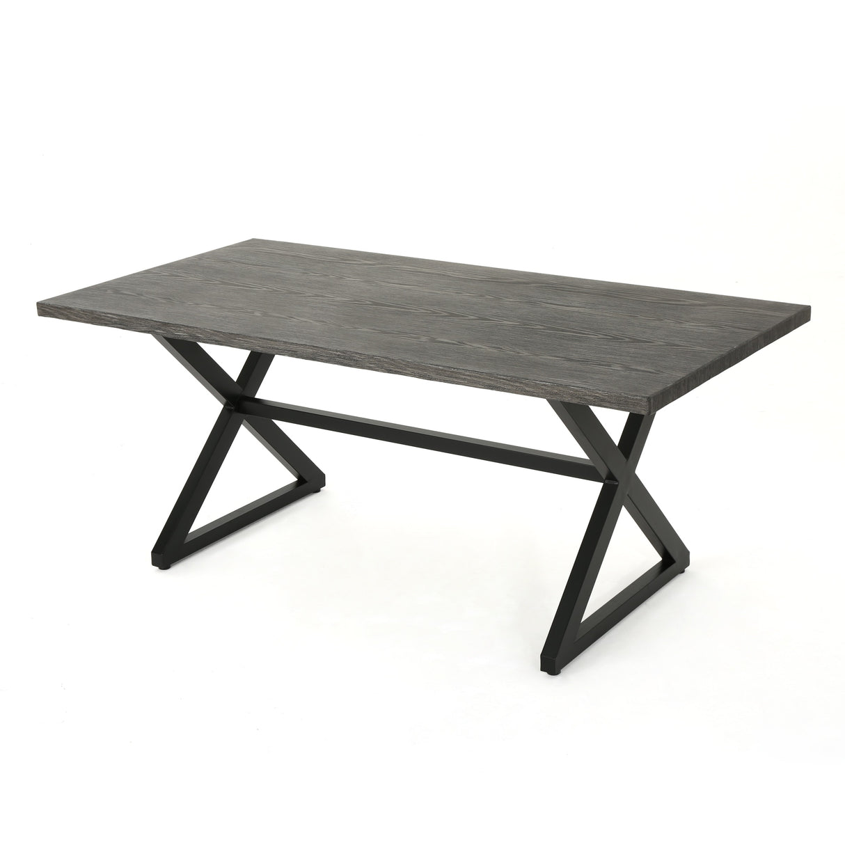 Adina 7-piece Wicker Aluminum Dining Set by Christopher Knight Home - N/A