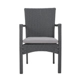 Adina 7-piece Wicker Aluminum Dining Set by Christopher Knight Home - N/A