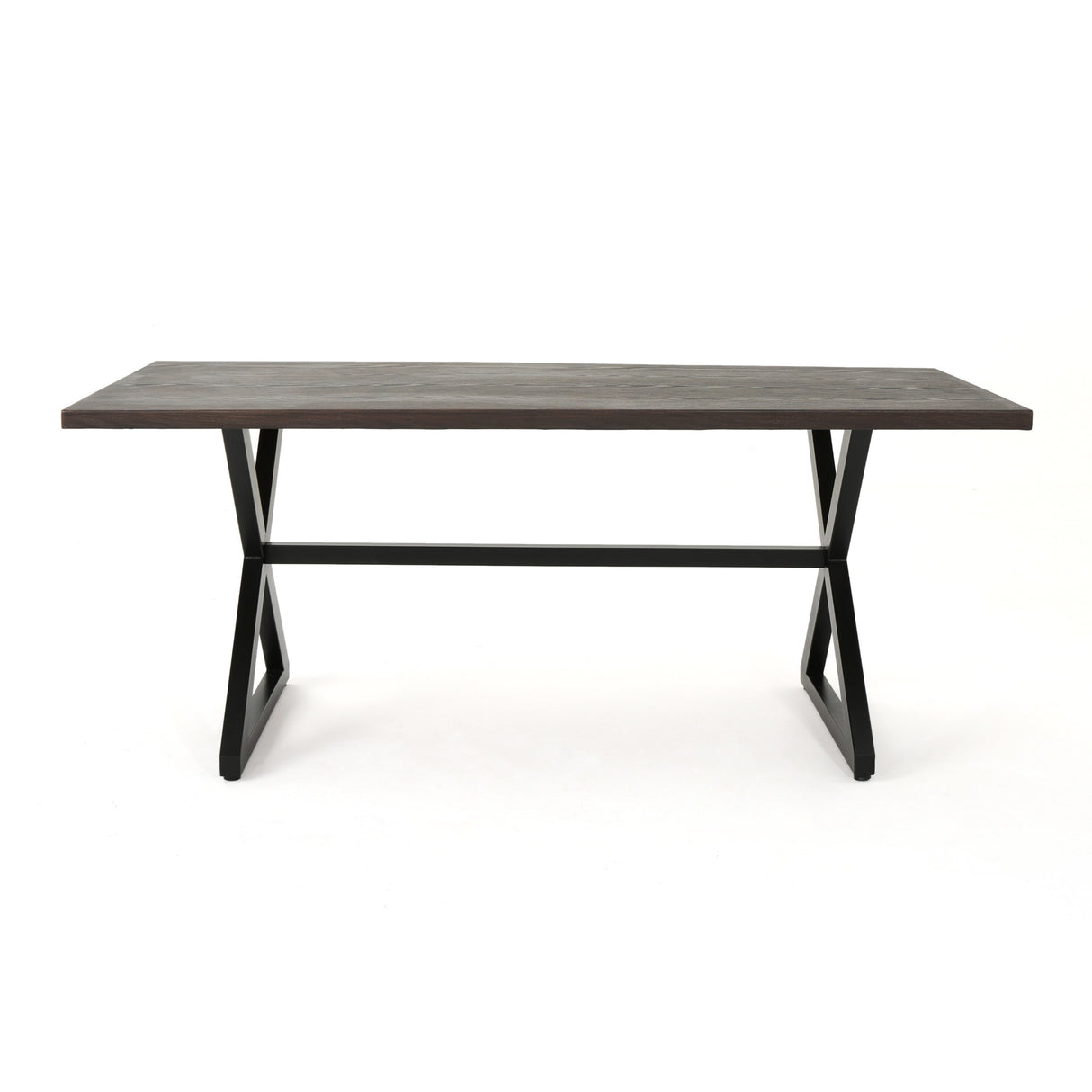 Adina 7-piece Wicker Aluminum Dining Set by Christopher Knight Home - N/A
