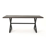 Adina 7-piece Wicker Aluminum Dining Set by Christopher Knight Home - N/A