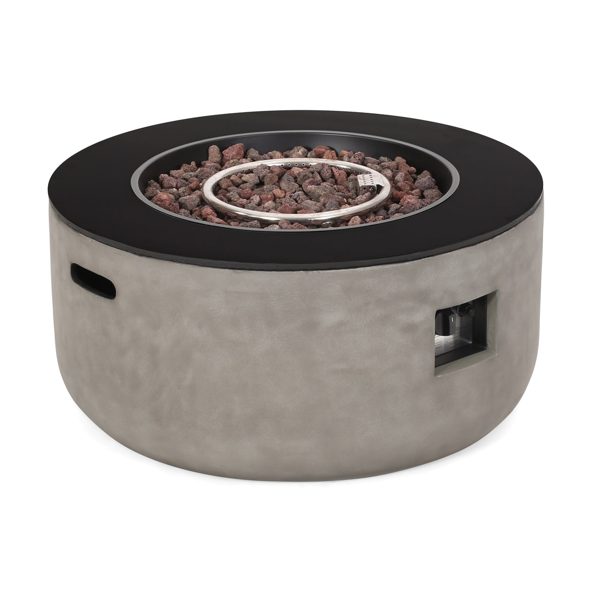 Adio Outdoor Modern 31-inch Circular Fire Pit by Christopher Knight Home - 31.10" W x 31.00" L x 15.00" H