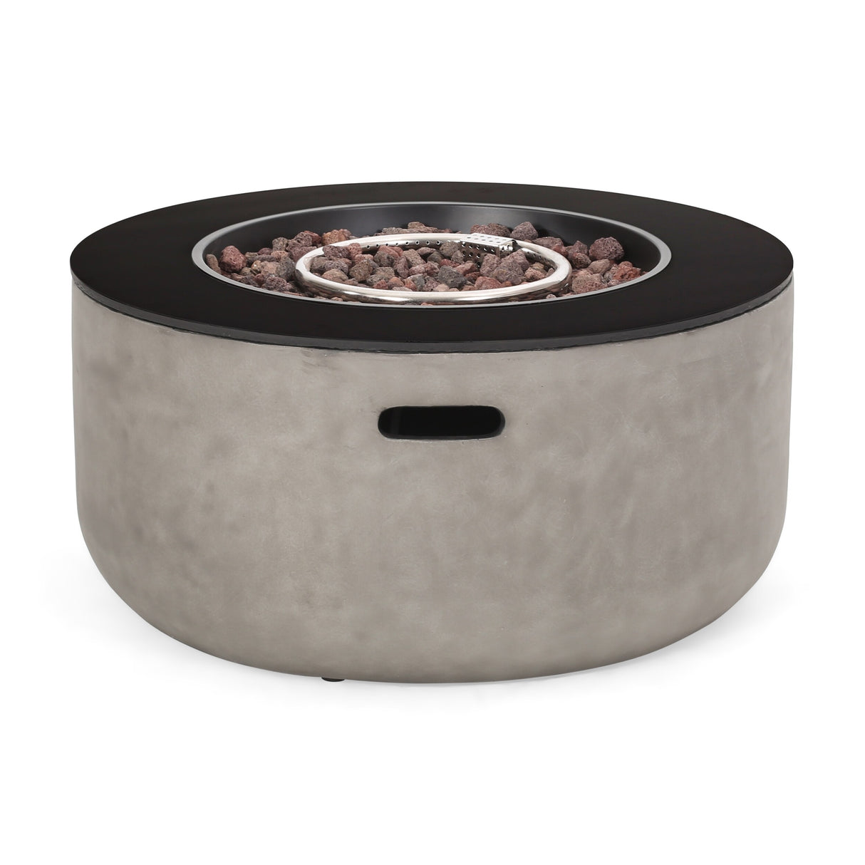 Adio Outdoor Modern 31-inch Circular Fire Pit by Christopher Knight Home - 31.10" W x 31.00" L x 15.00" H
