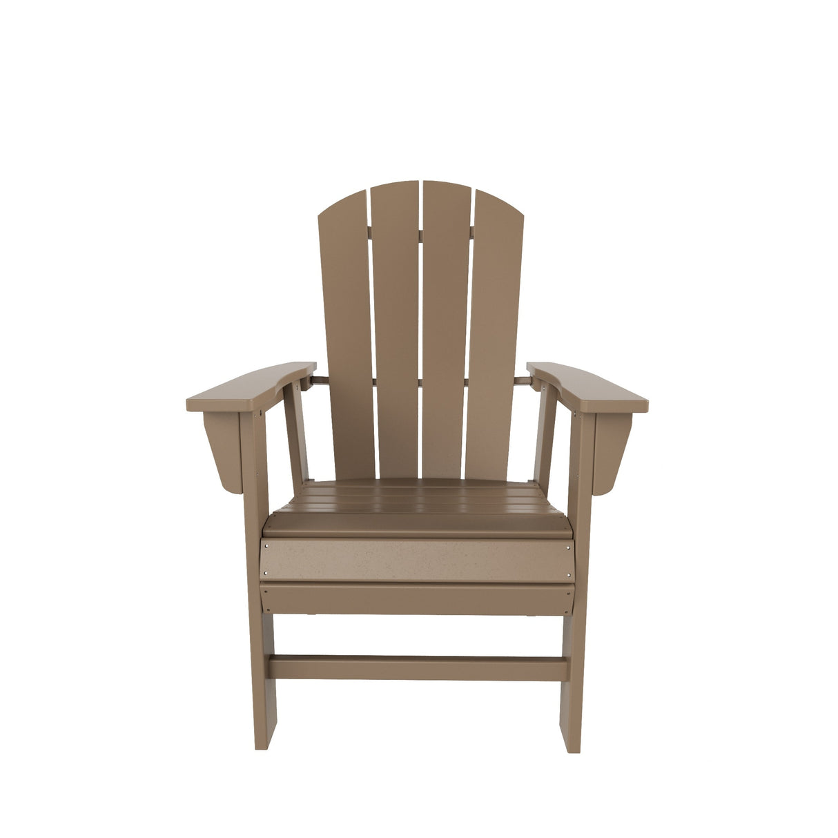 Polytrends Laguna Hdpe All Weather Outdoor Patio Dining Set with Rectangle Table, Arm Chairs, and Bench (6-Piece Set)