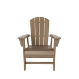 Polytrends Laguna Hdpe All Weather Outdoor Patio Dining Set with Rectangle Table, Arm Chairs, and Bench (6-Piece Set)