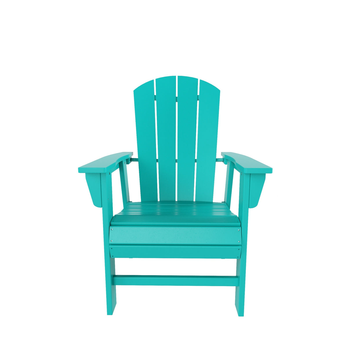Polytrends Laguna Hdpe All Weather Outdoor Patio Dining Set with Rectangle Table, Arm Chairs, and Bench (6-Piece Set)