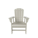 Polytrends Laguna Hdpe All Weather Outdoor Patio Dining Set with Rectangle Table, Arm Chairs, and Bench (6-Piece Set)
