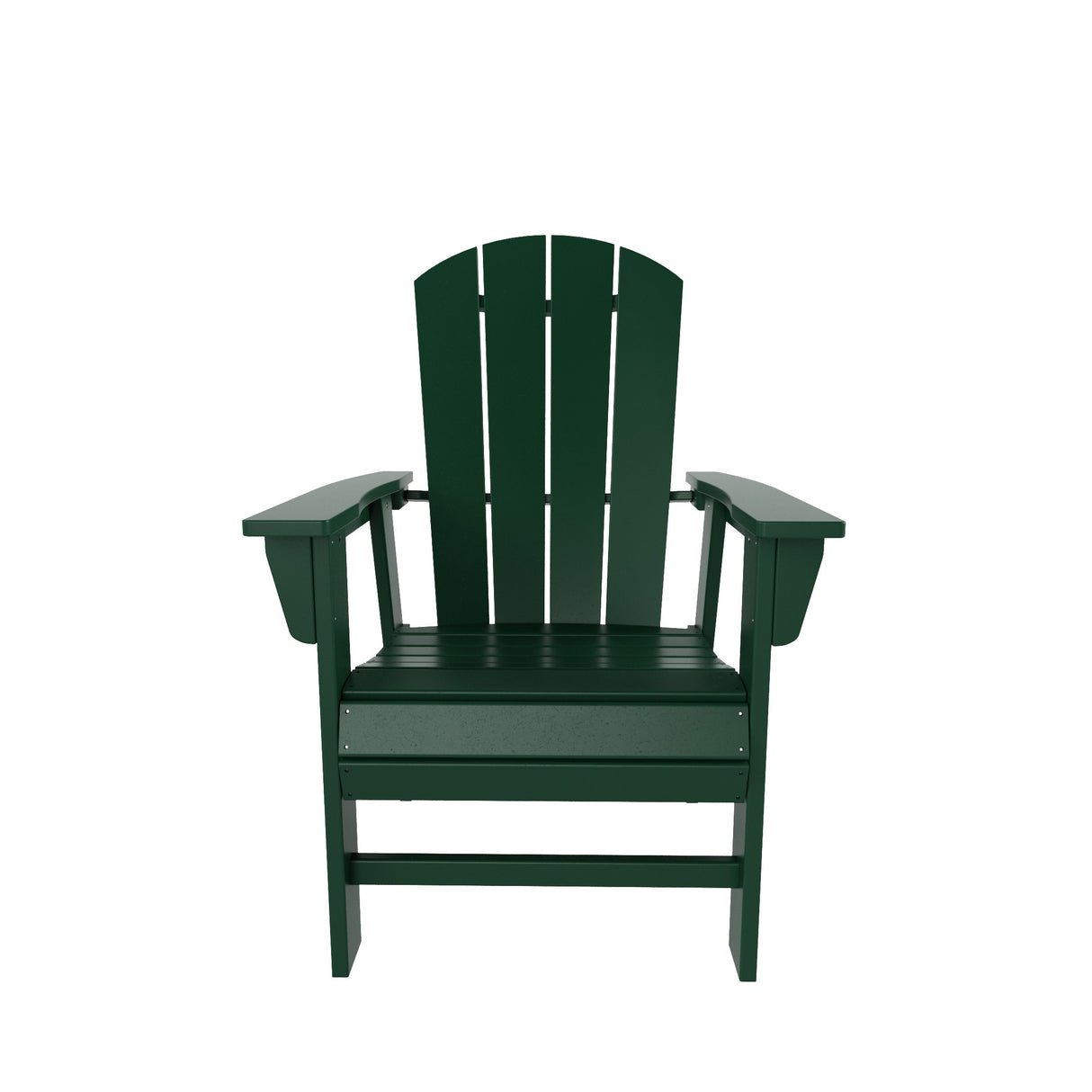 Polytrends Laguna Hdpe All Weather Outdoor Patio Dining Set with Rectangle Table, Arm Chairs, and Bench (6-Piece Set)