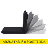 GZMR Adjustable 6 position Floor Chair Folding Lazy Man Sofa Chair
