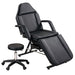 Adjustable Facial Bed Massage Salon Tattoo Chair with Two Trays
