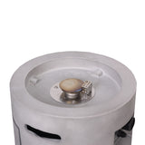 Adjustable Flame Propane Gas Fire Table with Waterproof Cover