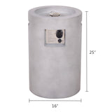 Adjustable Flame Propane Gas Fire Table with Waterproof Cover