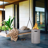 Adjustable Flame Propane Gas Fire Table with Waterproof Cover