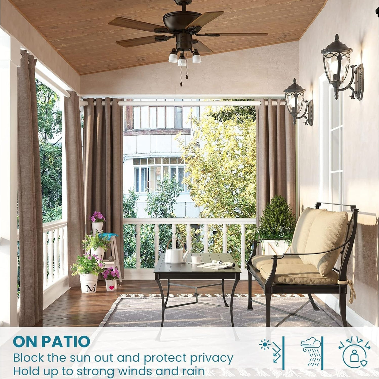 Adjustable Heavy Duty Tension Curtain Rod