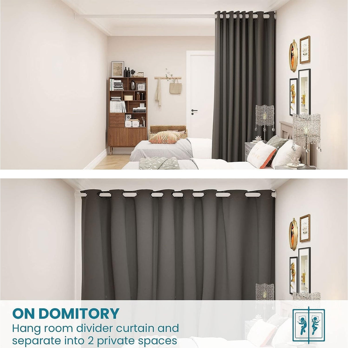 Adjustable Heavy Duty Tension Curtain Rod