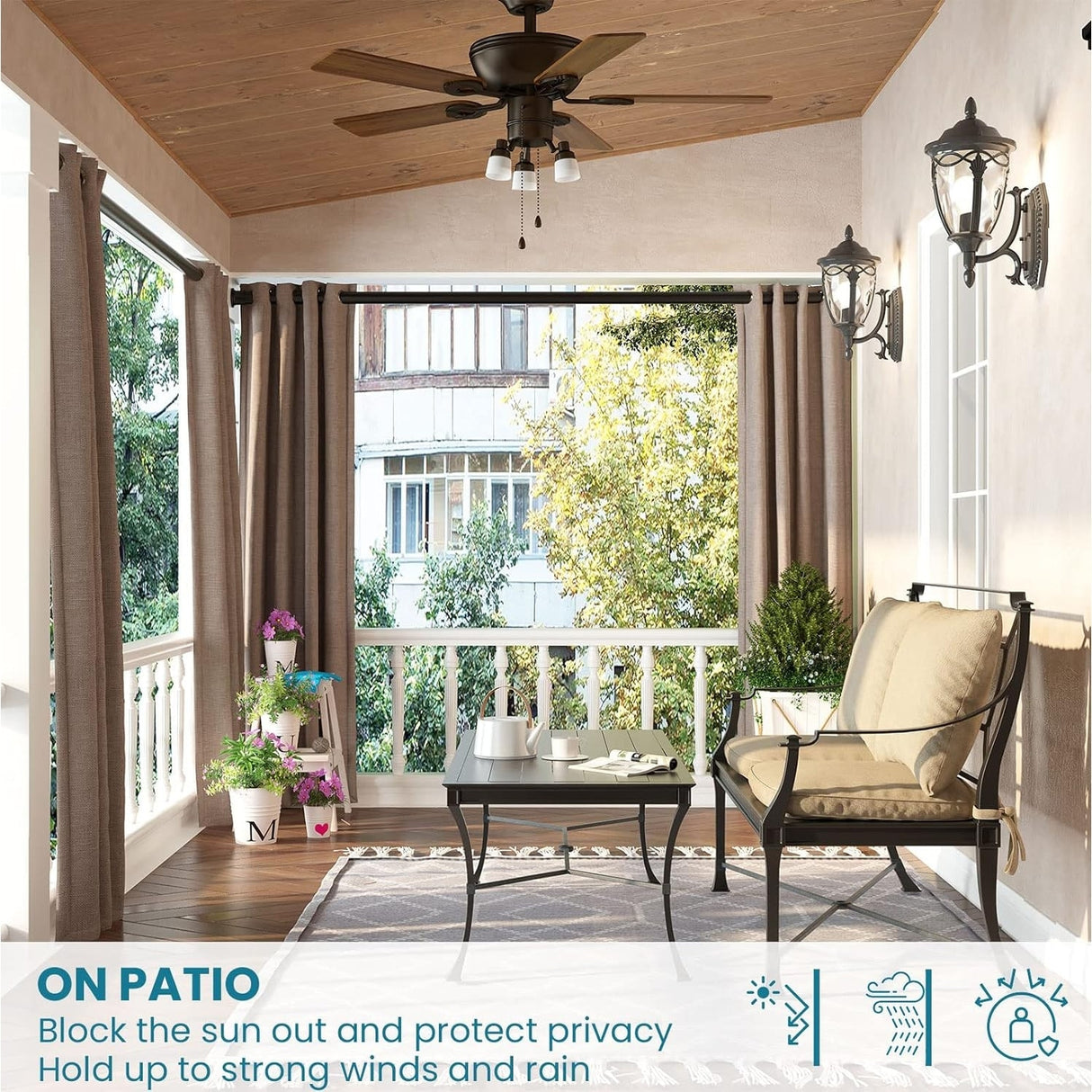 Adjustable Heavy Duty Tension Curtain Rod