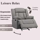 Adjustable Home Theater Single Recliner Thick Seat and Backrest