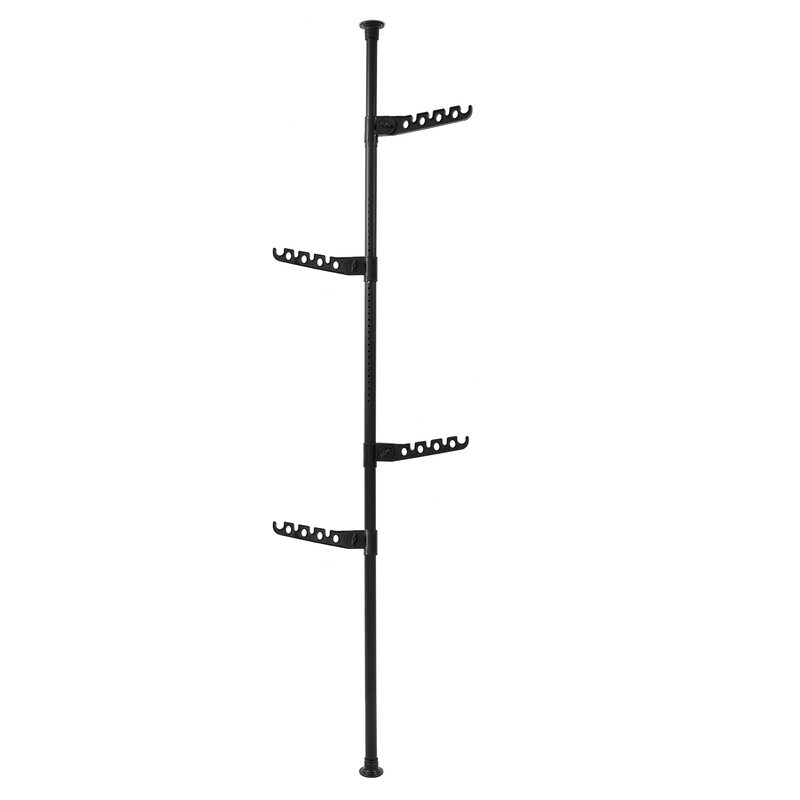Adjustable Laundry Pole Clothes Drying Rack Coat Hanger