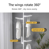 Adjustable Laundry Pole Clothes Drying Rack Coat Hanger