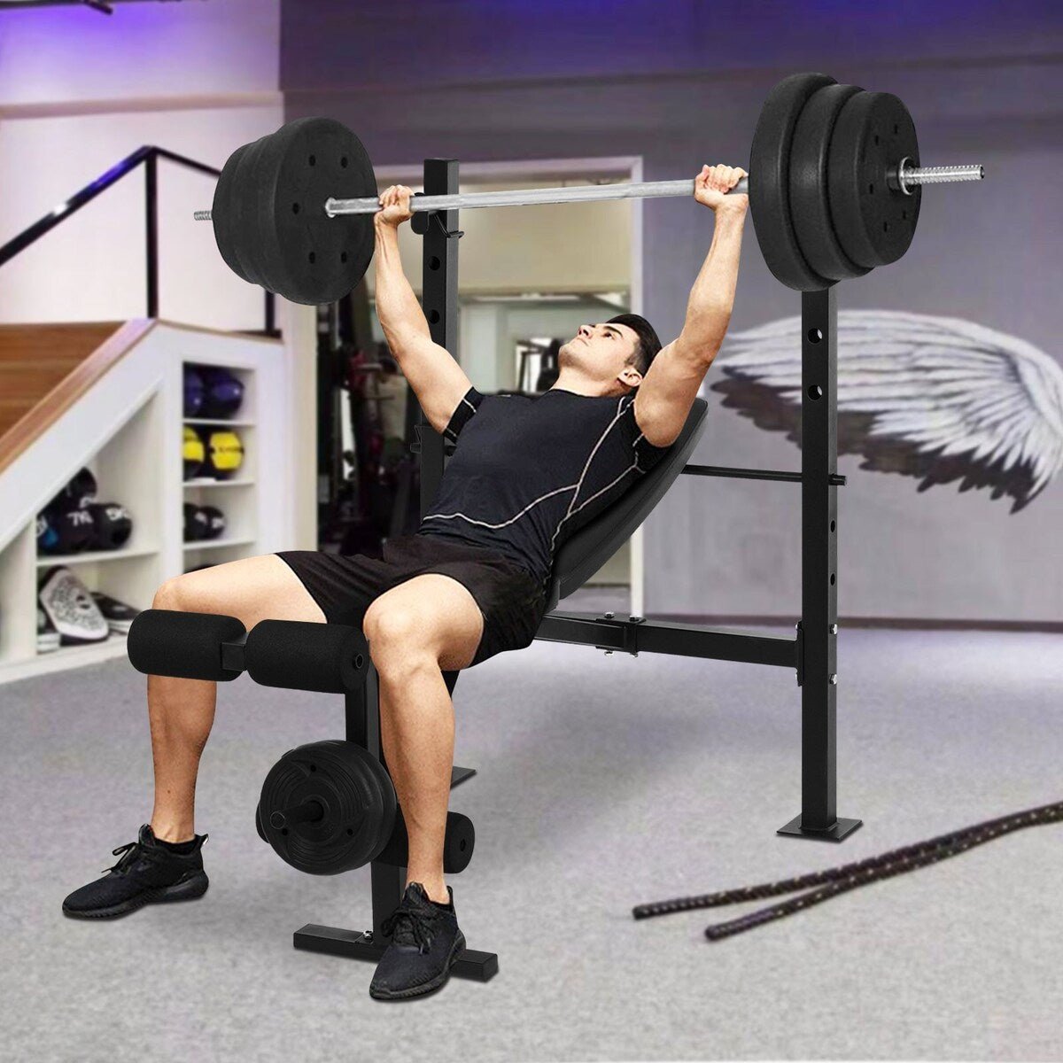 Adjustable Olympic Weight Bench For Weight Lifting And Strength Training