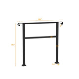 Adjustable Outdoor Stair Handrail Kit (Set of 2)