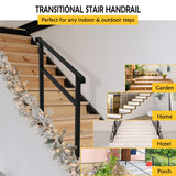 Adjustable Outdoor Stair Handrail Kit (Set of 2)