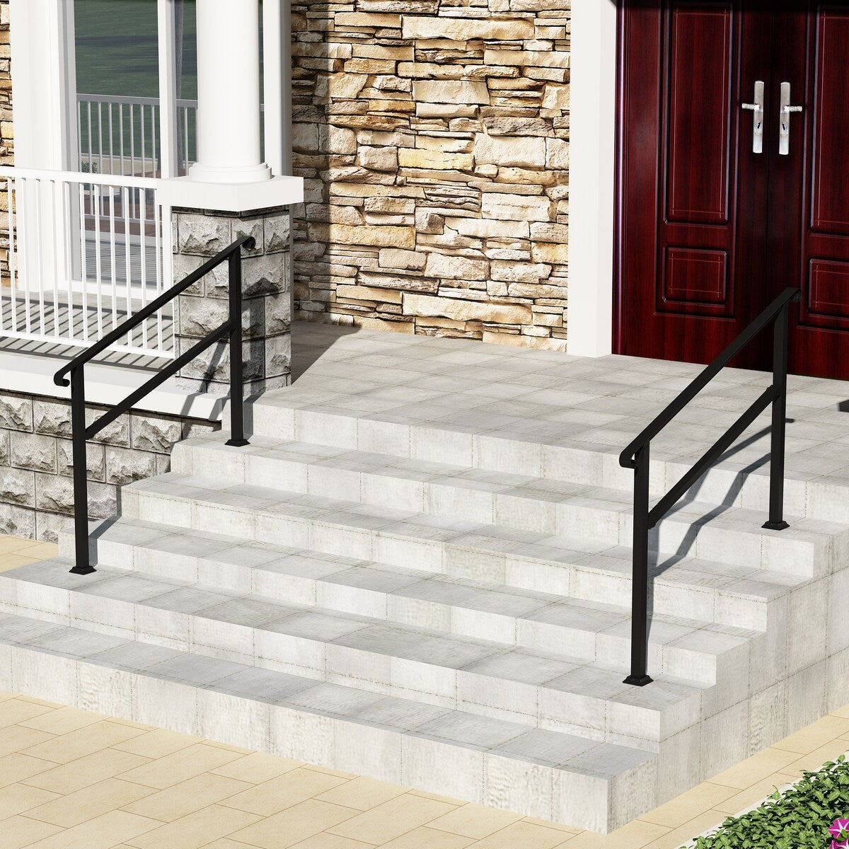 Adjustable Outdoor Stair Handrail Kit (Set of 2)
