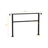 Adjustable Outdoor Stair Handrail Kit (Set of 2)